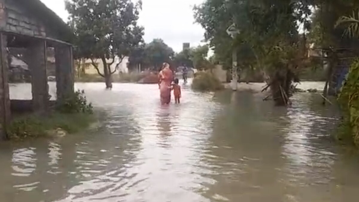 Bihar Flood: मुजफ्फरपुर में तिरहुत नहर का टूटा तटबंध, कई गांव हुआ जलमग्न, ग्रामीण भयभीत