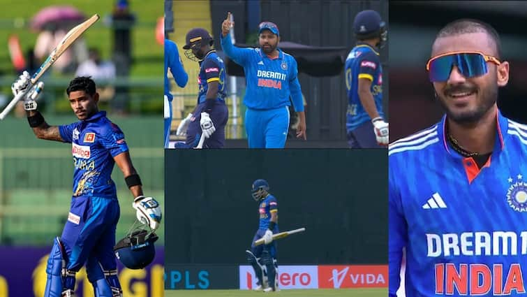 ind vs sl 1st odi sri lanka scores 230 runs batting first against india first odi match arshdeep singh axar patel grabs two wickets each IND vs SL: टीम इंडिया के गेंदबाजों ने बरपाया कहर, श्रीलंका को 230 रन पर रोका