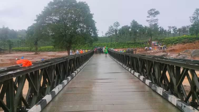 190-Ft-Long Bailey Bridge Constructs by Indian Army In Landslide-Hit Wayanad In Record Time Indian Army: কুর্নিশ, ভূমিধসে বিপর্যস্ত ওয়ানাডে রেকর্ড সময়ে সেতু তৈরি সেনার