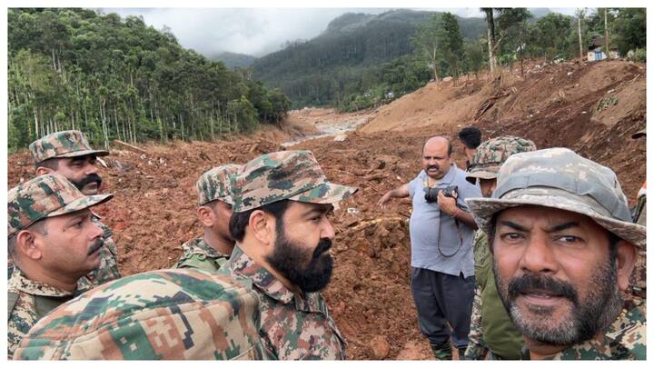 इसी बीच मलयालम सुपरस्टार मोहनलाल भी बचाव कार्यों में शामिल हो गए हैं. मोहनलाल लेफ्टिनेंट कर्नल भी हैं.