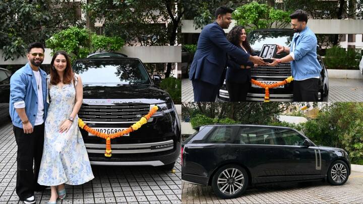 Rahul Vaidya Disha Parmar New Car: सिंगर राहुल वैद्य और उनकी वाइफ दिशा परमार ने हाल ही में एक चमचमाती लग्जरी कार खरीदी है. जिसकी तस्वीरें अब कपल ने अपने फैंस के साथ शेयर की हैं.