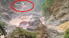 Indian Coast Guard Rescue Operation | Wayanad Landslide | వాటర్‌ఫాల్స్‌ దగ్గర షాకింగ్ విజువల్స్