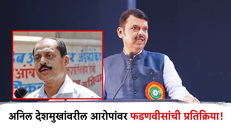 devendra fadnavis comment on sachin vaze letter and allegations on anil deshmukh सचिन वाझेंचे पत्र आणि अनिल देशमुखांवरील आरोपावर देवेंद्र फडणवीस यांचे सूचक विधान, कारवाईवर बोलताना म्हणाले...