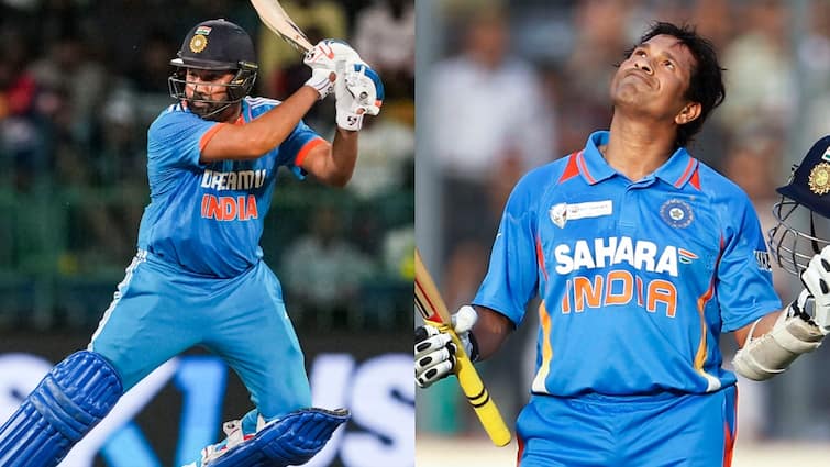 Rohit Sharma equal Sachin Tendulkar record of Most fifty plus score for India as an Opener IND vs SL 1st ODI IND vs SL: रोहित शर्मा ने अर्धशतक लगाकर रचा इतिहास, इस महारिकॉर्ड में सचिन तेंदुलकर के बराबर पहुंचे!