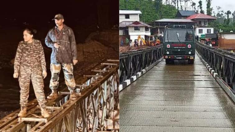 bailey bridge woman army officer sita ashok wayanad landslide Baily Bridge: வயநாடு மீட்பு பணி - நம்பிக்கை தந்த பெய்லி பாலம், கொண்டாடப்படும் சீதா அசோக், யார் இவர்?