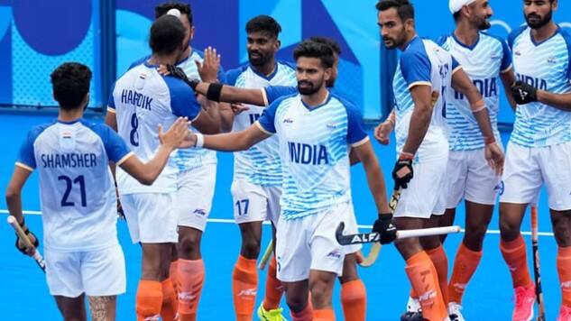 Paris Olympics India vs Britain Hockey India Oust Great Britain In Penalty Shootout   Paris Olympics 2024: ભારતે પેનલ્ટી શૂટઆઉટમાં બ્રિટનને હરાવ્યું, સેમીફાઈનલમાં બનાવી જગ્યા 