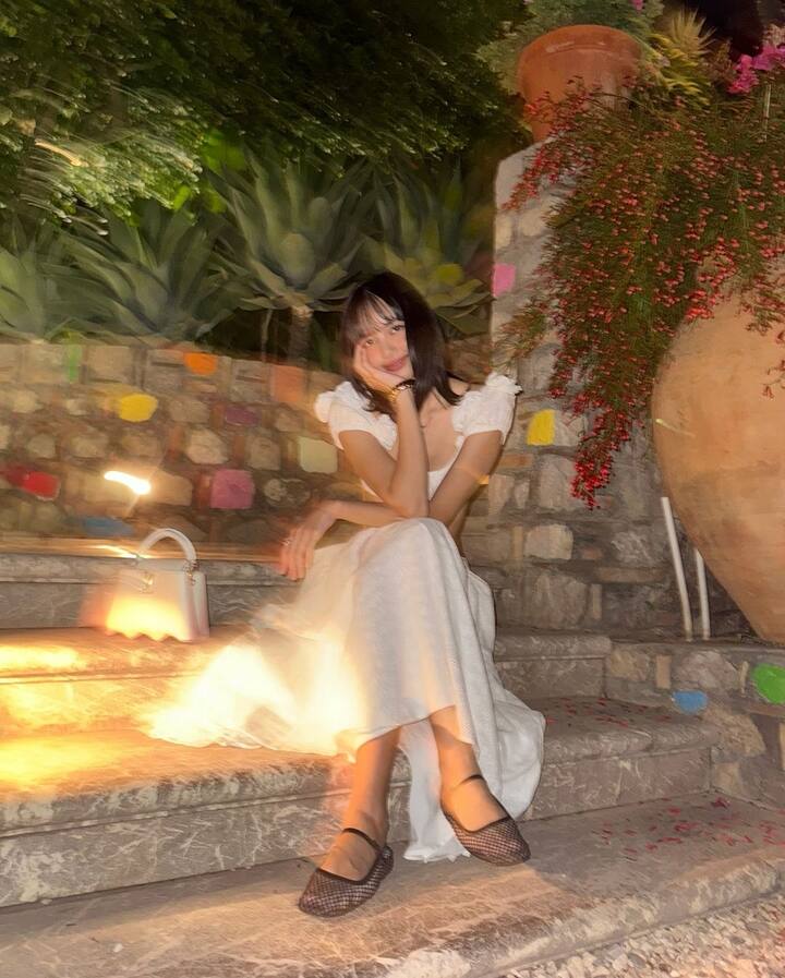 The rapper just took a summer vacation to Italy, and she has been sharing photos of her trip on social media.