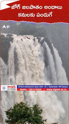జోగ్ జలపాతం అందాలు కనుల పండుగే