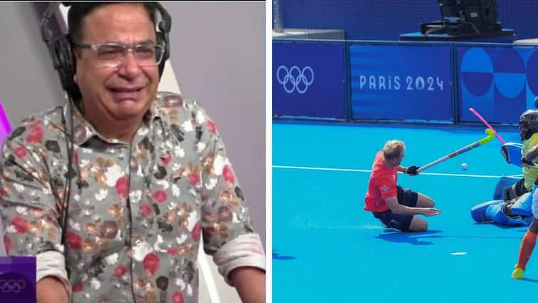 Commentator Breaks Down On Air India Enter Hockey Semifinal Paris Olympics 2024 WATCH VIRAL VIDEO