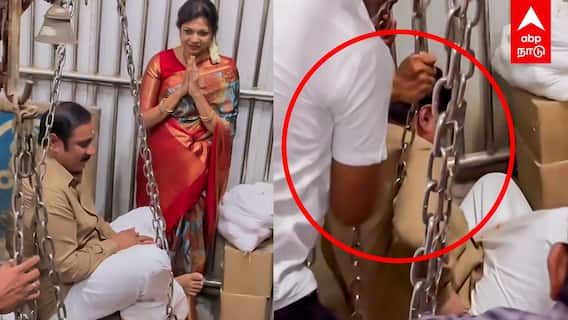 Anbumani at Thiruchendur | அரிசி கொடுத்து துலாபாரம்! தவறி விழுந்த அன்புமணி