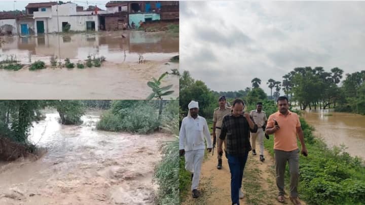 Flood In Nalanda: नालंदा की लोकाइन नदी में अचानक पानी बढ़ने और उसके बाद नदी का तटबंध टूटने से कई गांवों में नदी का पानी घुस गया. कई इलाकों में बाढ़ जैसे हालात बन गए हैं.