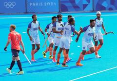 Paris Olympics 2024 :भारतानं 10 खेळाडूंसह खेळत इतिहास रचला, श्रीजेश द वॉलनं ब्रिटनला रोखलं, हॉकीच्या उपांत्य फेरीत धडक