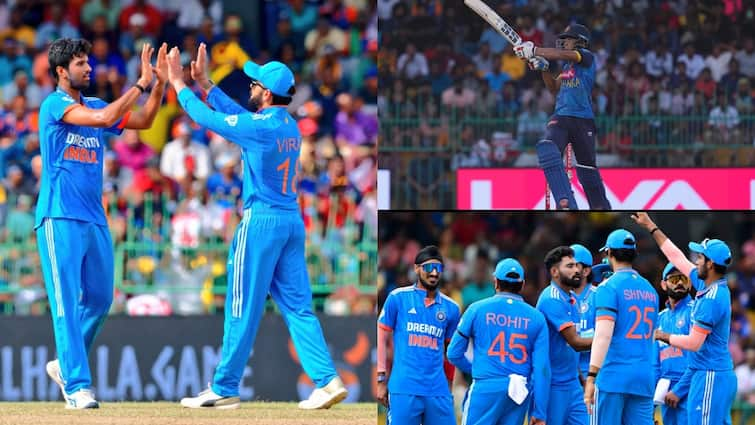 ind vs sl 2nd odi live score india needs 241 runs to win second one day match against sri lanka washington sundar IND vs SL: सुंदर-कुलदीप ने चलाया फिरकी का जादू, श्रीलंकाई बैटिंग का निकाला दम; भारत के सामने 241 का लक्ष्य