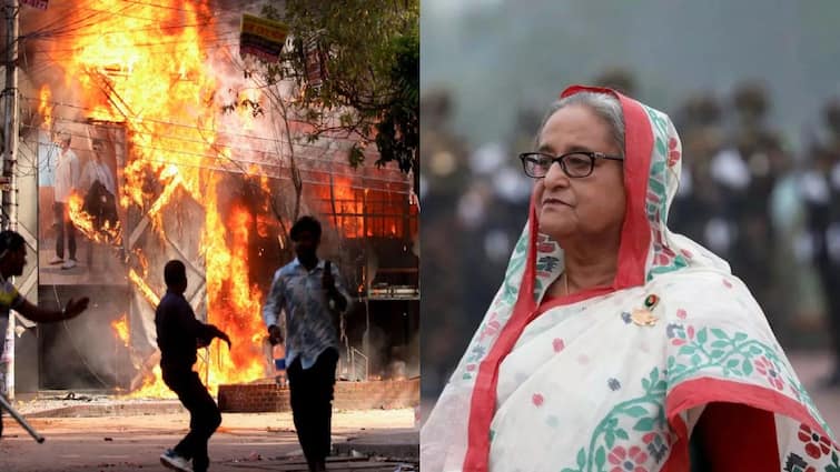 bangladesh pm sheikh hasina resigned protesters storm prime ministers palace Know All Updates Bangladesh: मोठी बातमी : बांगलादेशच्या पंतप्रधान शेख हसीना यांचा राजीनामा, बहिणीसह देश सोडून अज्ञातस्थळी रवाना