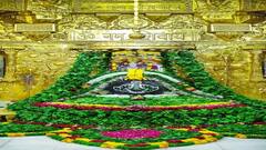 Shravan Somvar: સોમનાથ મહાદેવને કરવામાં આવ્યો બિલ્વપત્રનો અદભૂત શણગાર