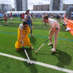 Taapsee Pannu Plays Hockey With Husband Mathias Boe At Paris Olympics 2024 - See Pics