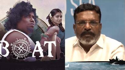 VCK Leader ‎Thol. Thirumavalavan Praises director chimbu Devan Boat Movie Boat Movie : இது மனித நேயத்தையும் கடந்த படம்...போட் படத்தை பாராட்டிய திருமாவளவன்