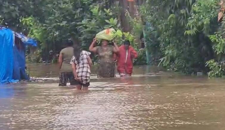 large number of people have become to migration from their home due to heavy rainfall in Navsari District Rain News: ભારે વરસાદથી નવસારીના 'હાલ બેહાલ', અનેક લોકો સ્થળાંતર કરવા બન્યા મજબૂર