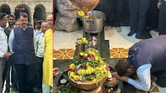 हर हर महादेव... देवेंद्र फडणवीस कल्याणेश्वर मंदिरात नतमस्तक, श्रावण महिन्याची अशी सुरुवात