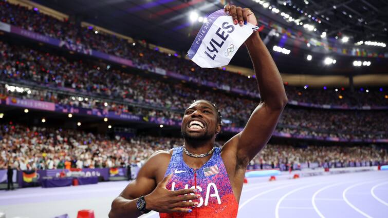 The Fastest Man in the World Noah Lyles Wins Mens 100 Meter Gold in  Paris Olympics 2024 Paris Olympics 2024: వరల్డ్‌ ఫాస్టెస్ట్‌ మ్యాన్‌ నోవా లైల్స్‌ , వంద మీటర్ల పరుగులో స్వర్ణం