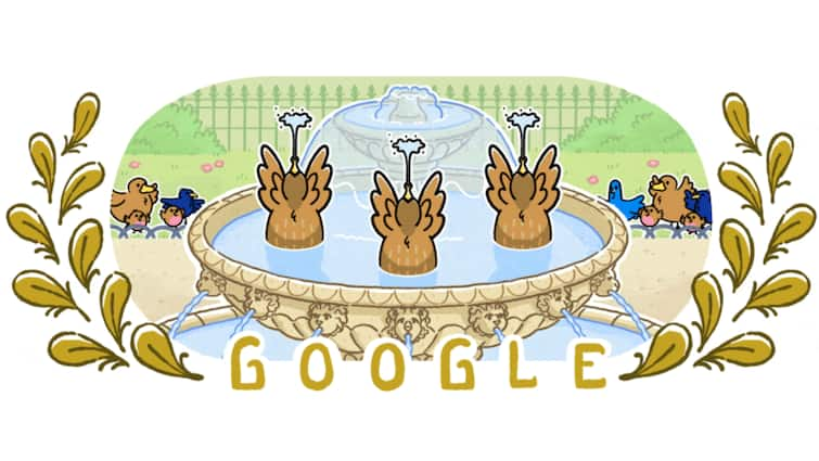 Google Doodle Today Paris Olympic Games 2024 Celebrates Artistic Swimming Sport Google Doodle Celebrates Artistic Swimming At Paris Olympic Games 2024