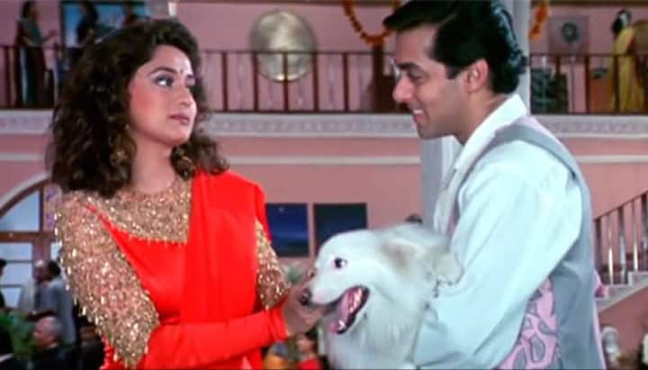 Aamir Khan was initially offered the role of Prem, but he declined it because he didn't find the script appealing. Salman Khan, who was experiencing a low point in his career, was then cast in the role. Madhuri Dixit was paid a salary of Rs. 27,540,000 for playing the role of Nisha, a fee higher than that of Salman Khan.