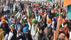 ट्रैक्टर-ट्रॉली पर सवार होकर महापंचायत पहुंचे किसान, कहा -'धरना प्रदर्शन लगातार जारी रहेगा'