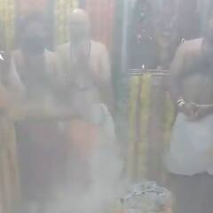 सावन के तीसरे सोमवार पर महाकालेश्वर मंदिर में भस्म आरती | ABP NEWS SHORTS