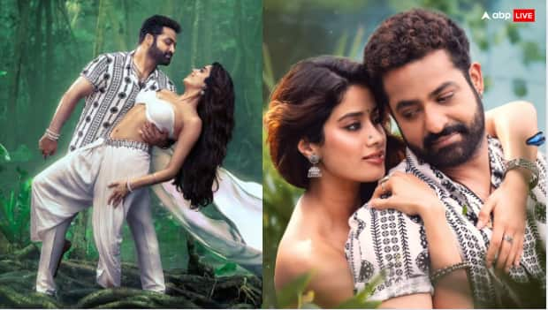 Devara Second Single Dheere Dheere Out Janhvi Kapoor and Junior ntr seen in romantic style watch video Devara Second Single Out: जाह्नवी और Jr NTR की 'देवरा' का 'धीरे-धीरे' गाना रिलीज, रोमांटिक अंदाज देख मदहोश हुए फैंस