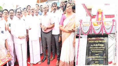 Minister AV Velu said that Dravida and Mahatma Gandhi opinion cannot be separated திராவிடத்தையும் மகாத்மா காந்தியடிகள் கருத்தையும் பிரித்து பார்க்க முடியாது - அமைச்சர் எ.வ.வேலு