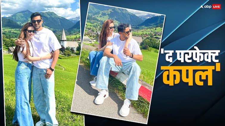 shoaib malik sana javed switzerland pics couple got positive responses first time from netizens शोएब मलिक संग स्विट्जरलैंज में एंजॉय कर रहीं सना जावेद, कपल पर पहली बार नेटिजन्स ने लुटाया प्यार