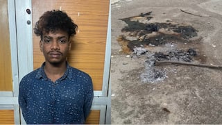 The person who threw petrol bomb at Edappadi police station was arrested. Petrol Bomb Attack: எடப்பாடி காவல்நிலையத்தில் பெட்ரோல் குண்டு வீசிய நபர் அதிரடி கைது.