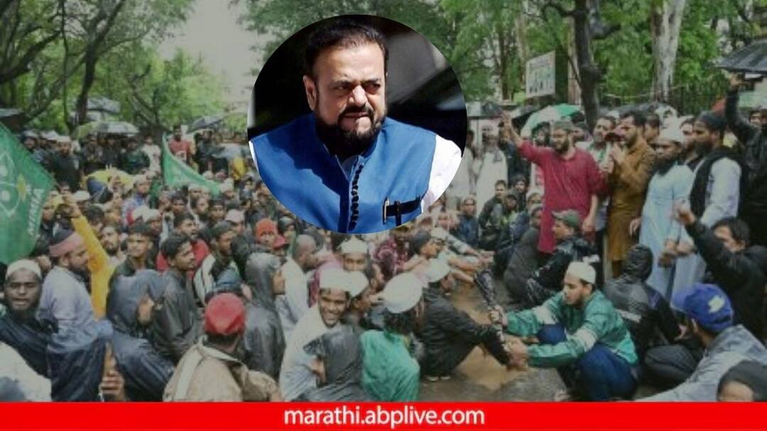 samajwadi party mla abu azmi Press Conference regarding vishalgad gajapur riots Abu Azmi on Vishalgad Riots : अबू आझमी अखेर विशाळगडाच्या पायथ्याला पोहोचले, गजापूरच्या भेटीनंतर संभाजीराजेंना म्हणाले....