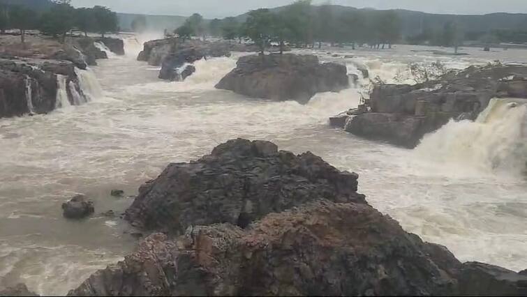 Dharmapuri district cauvery water down  ban boat riding in hogenakkal - TNN ஒகேனக்கல் காவிரி ஆற்றில் படிப்படியாக குறைந்த நீர்வரத்து; சுற்றுலா பயணிகளுக்கு தொடரும் தடை