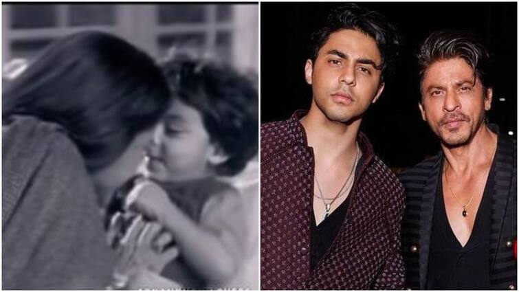 Aryan Khan Once Played Younger Version Of Shah Rukh Khan In This Film WATCH Video Aryan Khan Once Played Younger Version Of Shah Rukh Khan In One Of His Films, WATCH