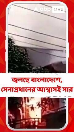 জ্বলছে বাংলাদেশে, সেনাপ্রধানের আশ্বাসই সার