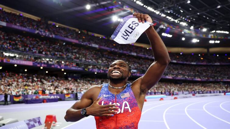 Paris Olympics Who is Noah Lyles Worlds Fastest Man Wins Gold Mens 100m Race Noah Lyles: ஒலிம்பிக்கின் ப்ளாக் பந்தர்.. யார் இந்த தங்க மகன் நோவா லைல்ஸ்?