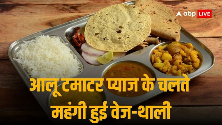 Veg Thali Cost Increases By 11 Percent In July 2024 Non-Veg Thali Prices Also Increases Says Crisil Roti Rice Rate Index Roti Rice Rate Index: टमाटर की महंगाई का असर, जुलाई में 11% महंगी हुई वेज थाली, नॉन-वेज थाली भी 6% महंगी