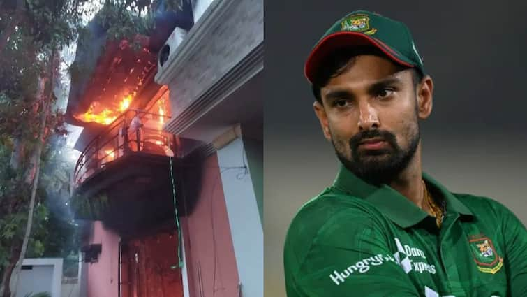 Mashrafe Mortaza House Ablaze By Protestors Not Liton Das Bangladesh Political Crisis Latest Sports News Bangladesh Political Crisis: क्या सच में लिटन दास के घर में आग लगा दी गई? जानिए वायरल खबर की सच्चाई