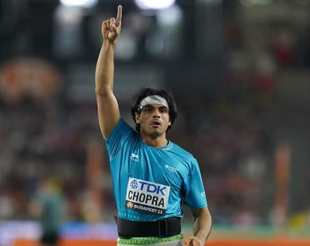 Neeraj Chopra qualifies for the final with his first throw Paris Olympics 2024: નીરજ ચોપરાએ પ્રથમ પ્રયાસમાં જ ફાઈનલમાં કર્યો પ્રવેશ