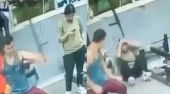 Accident happened to a girl in the gym, which will be difficult to forget, the video is going viral Viral Video: GYM 'ਚ ਕੁੜੀ ਨਾਲ ਵਾਪਰਿਆ ਅਜਿਹਾ ਹਾਦਸਾ, ਜਿਸ ਨੂੰ ਭੁੱਲਣਾ ਵੀ ਹੋਵੇਗਾ ਮੁਸ਼ਕਿਲ, ਵੀਡੀਓ ਹੋ ਰਿਹਾ ਵਾਇਰਲ