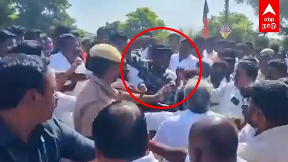 Ramanathapuram DMK Issue | அமைச்சரா? MLA-ஆ?அடித்துக் கொண்ட ஆதரவாளர்கள் திணறிய POLICE