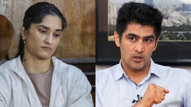 Boxer Vijender Singh on Vinesh Phogat Disqualification from Paris Olympics 2024 this big conspiracy against wrestlers Vinesh Phogat Disqualified 'पहलवानों के खिलाफ बड़ा षड्यंत्र...', विनेश फोगाट के डिसक्वालीफाई होने पर बोले विजेंदर सिंह