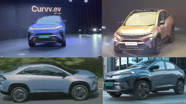 Tata Curvv EV Photos: டாடா நிறுவனத்தின் புதிய கர்வ்வ் மின்சார கார் மாடல் இந்திய சந்தையில் அறிமுகப்படுத்தப்பட்டுள்ளது.