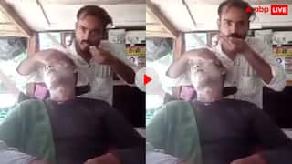 यूपी के कन्नौज में नाई की घिनौनी हरकत, ग्राहक के चेहरे पर थूक से की मालिश, वीडियो वायरल