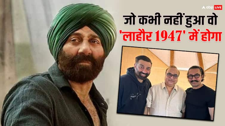 sunny deol aamir khan preity zinta film lahore 1947 to have never before Seen extensive Train Sequence जो कभी नहीं हुआ वो 'लाहौर 1947' में होगा, जबरदस्त ट्रेन सीक्वेंस से धमाल मचाएंगे सनी देओल