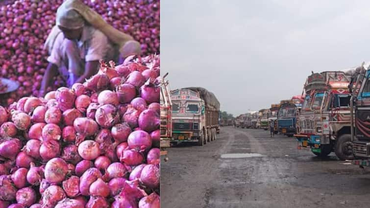 Farmers hit hard by violence in Bangladesh Large quantity of onion on India Bangladesh border Raju Shetti letter to Prime Minister Narendra Modi बांगलादेशातील हिंसाचाराचा भारतातील शेतकऱ्यांना मोठा फटका, शेकडो ट्रक कांदा सिमेवर, राजू शेट्टींचं पंतप्रधान मोदींना पत्र 