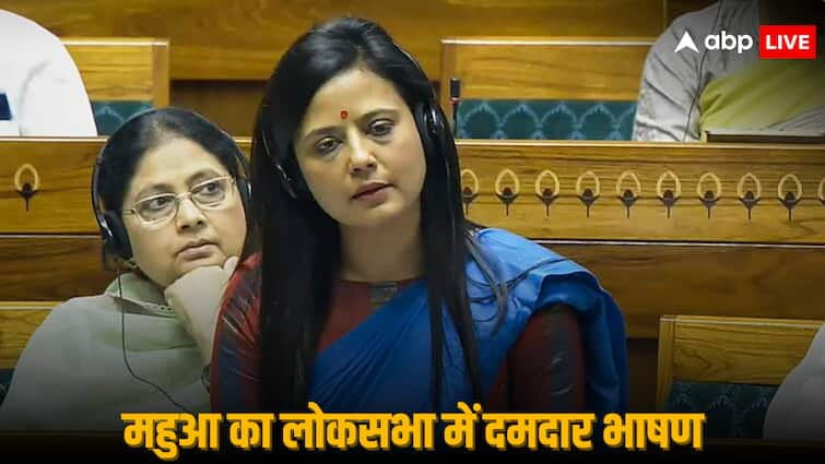 TMC MP Mahua Moitra Attacks PM Narendra Modi Govt Over CBI ED Budget Says Outsource To Gautam Adani in Parliament Speech Mahua Moitra Speech: संसद में महुआ मोइत्रा ने ऐसा क्या बोल दिया, निशिकांत दुबे भी कुर्सी से खड़े हो गए