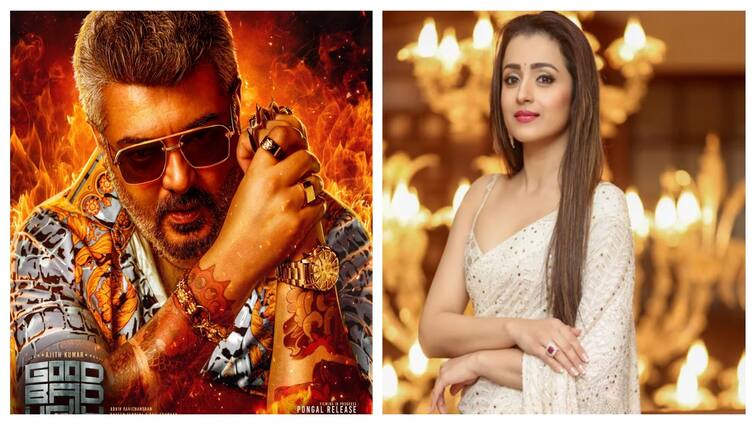 Actress Trisha Onboard For Ajith's Good Bad Ugly Reports know full details AjithKumar: மீண்டும் மீண்டுமா? குட் பேட் அக்லி-யில் அஜித்குமாருக்கு ஜோடி இந்த நடிகையா!