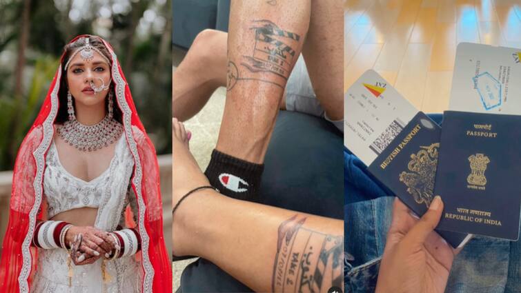 dalljiet kaur will change her tattoo of nikhil patel actress shared post says redesigning it 'प्यार और विश्वास जैसी कोई चीज नहीं...', दूसरी शादी टूटने पर अब Dalljiet Kaur बदलेंगी निखिल पटेल के नाम का टैटू